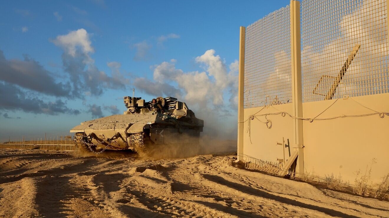 The 13th Golani Battalion and the 7th Armored Brigade of the Israel Defense Forces withdraw positions in Gaza back into Israel, Oct. 10, 2025. Credit: Oren Cohen/Flash90.