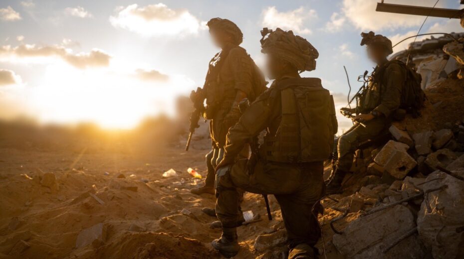 IDF soldiers in action in Gaza, October 8, 2025. Photo: IDF