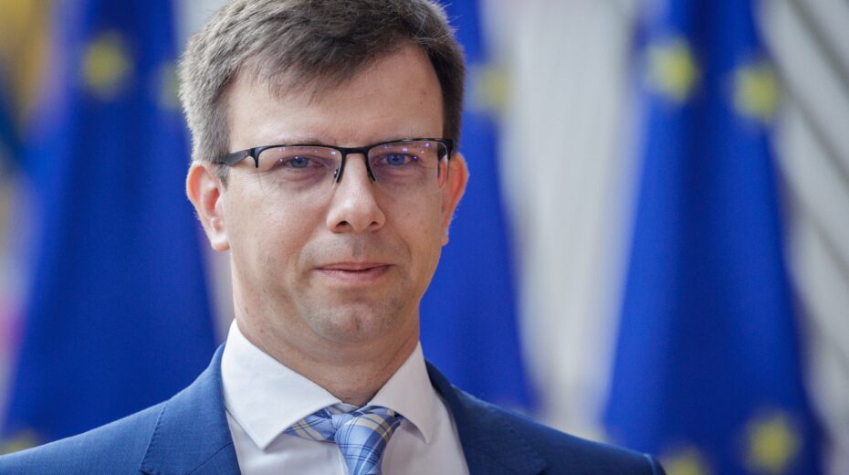 Hungarian Minister for EU Affairs, Janos Boka. Photo: EPA/OLIVIER MATTHYS