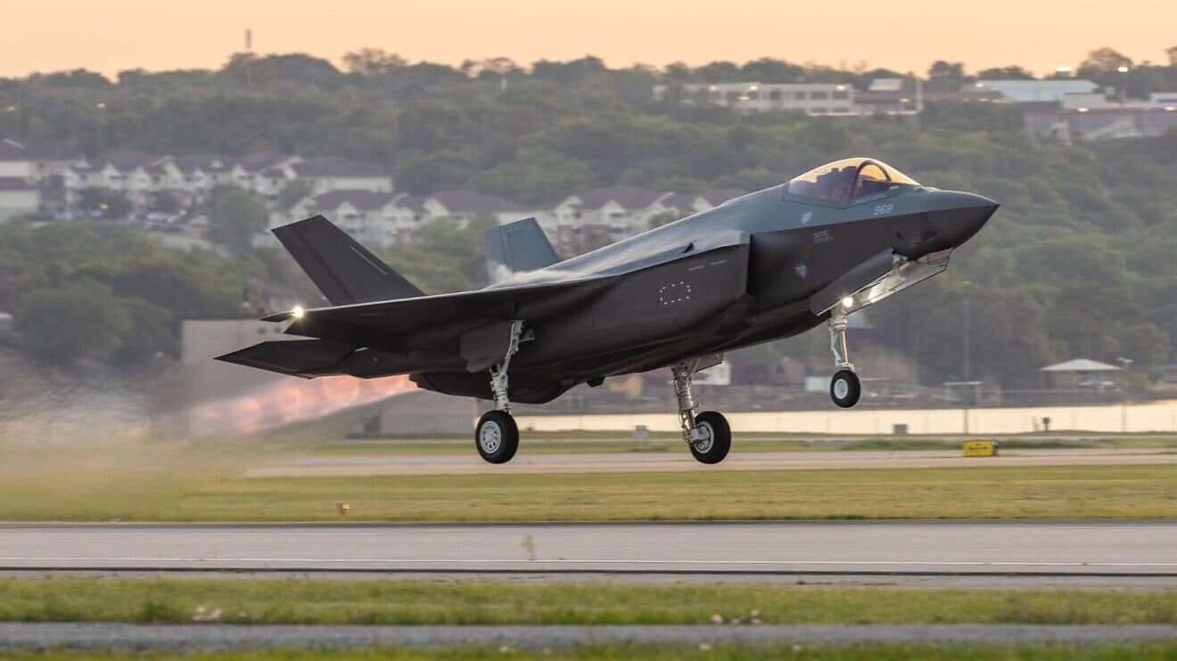 A Lockheed Martin F-35I "Adir" fighter aircraft at the Nevatim Airbase near Beersheva, April 25, 2025. Credit: Israel Defense Forces.