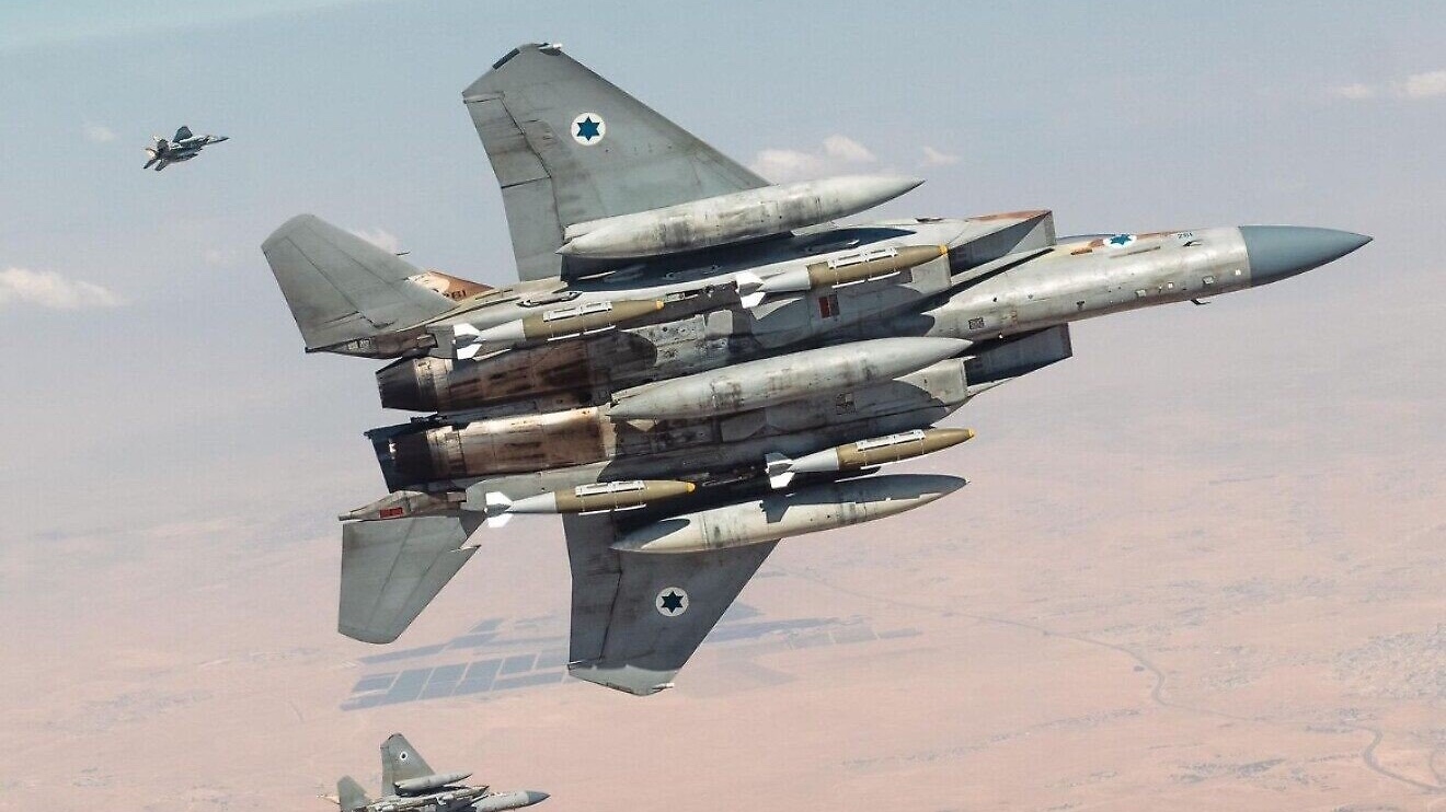 F-15I fighter jets fly during "Operation Rising Lion” toward Iran in June 2025. Credit: IDF.