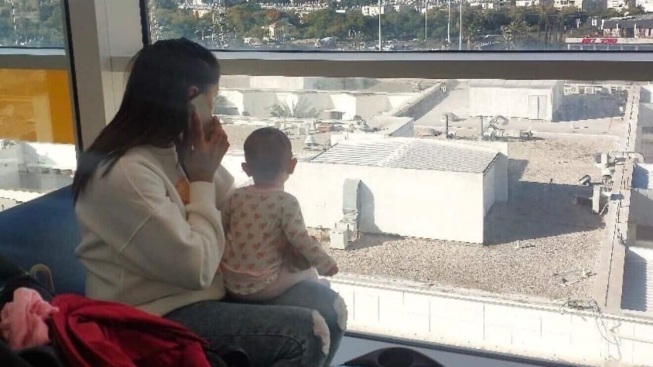 Nadia and her child at Wolfson Medical Center in Holon, Israel, December 2025. Credit: Save a Child's Heart.
