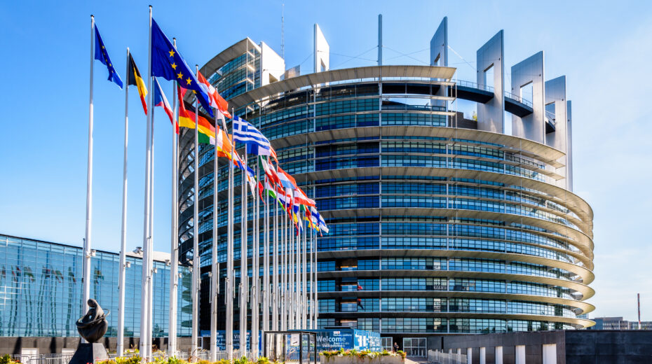 The European Parliament in Strasbourg. Europe's political decisions regarding the Middle East are often made far removed from the realities on the ground. Image: Adobe Stock.
