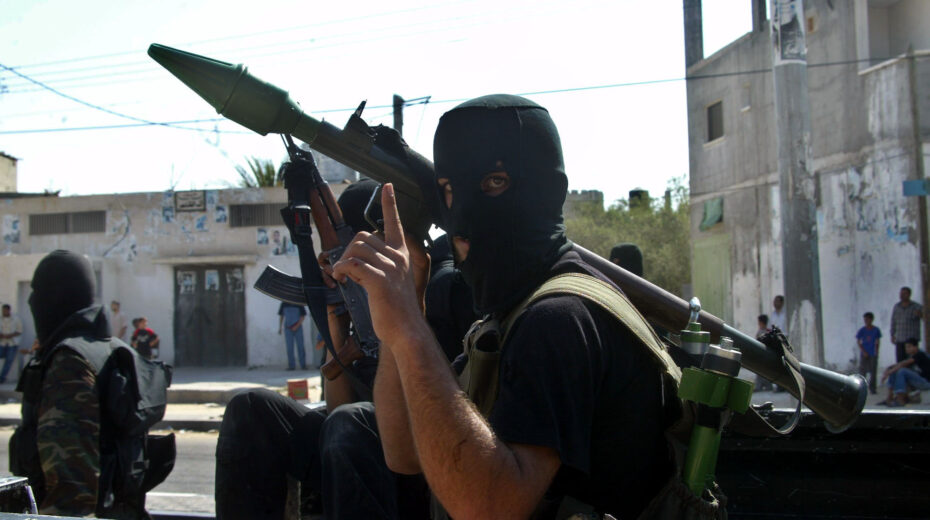 Hamas fighters in the southern Gaza Strip. Photo: Ahmad Khateib/Flash90