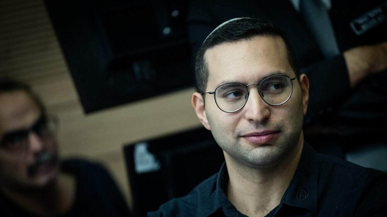 Yitzhak Wasserlauf, Israel’s minister for the development of the periphery, the Negev and the Galilee, attends a Knesset committee meeting in Jerusalem, Dec. 2, 2024. Photo by Yonatan Sindel/Flash90.
