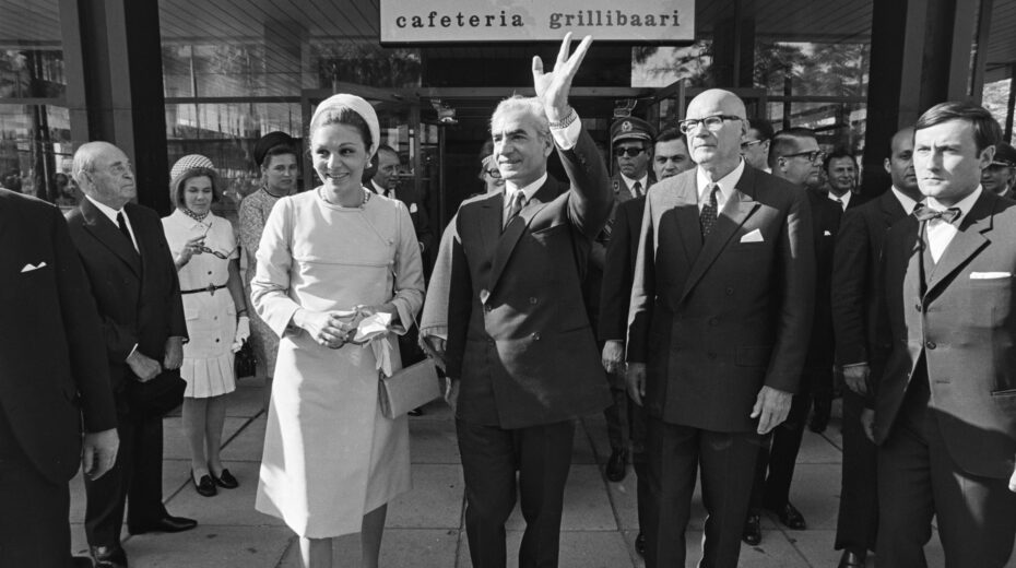 Shah Mohammad Reza Pahlavi and his wife visited Espoo, Finland, in June 1970. Photo: Markku Lepola, CC BY 4.0, via Wikimedia Commons