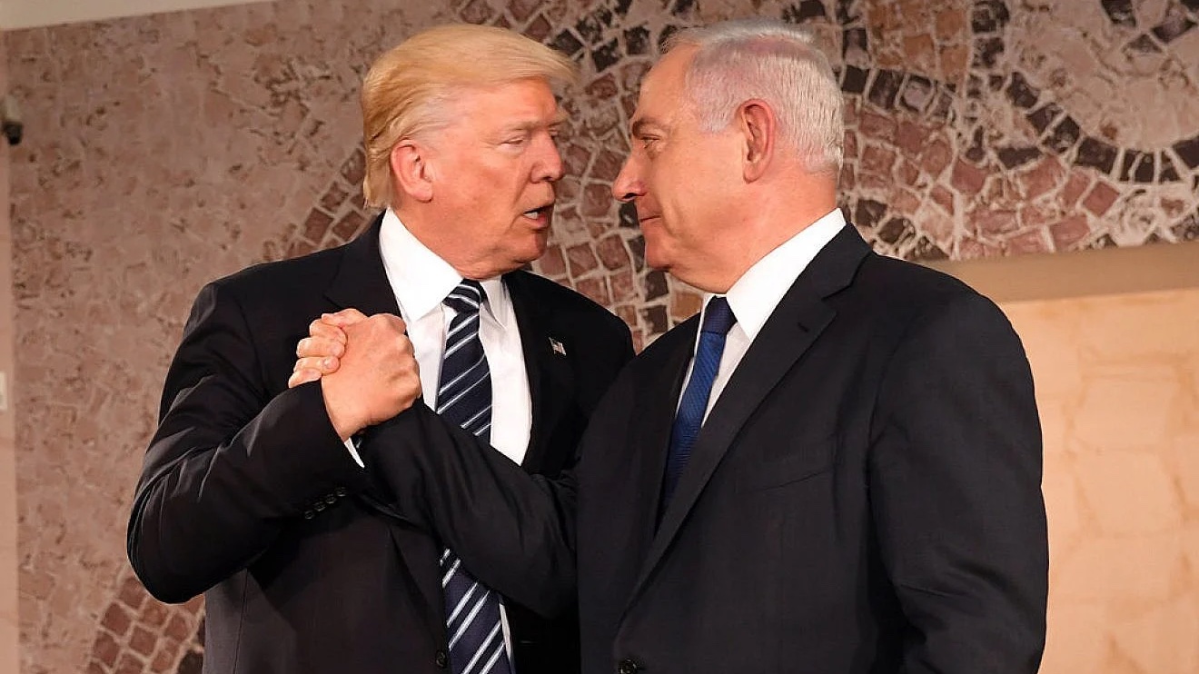 President Donald Trump and Prime Minister Benjamin Netanyahu at the Israel Museum in Jerusalem on May 23, 2017. Credit: US Embassy in Israel.