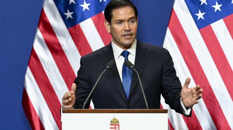 US Secretary of State Marco Rubio. Photo by EPA/ZOLTAN MATHE