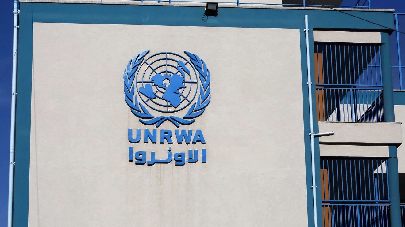 The U.N. Relief and Works Agency for Palestine Refugees (UNRWA) building in Rafah, the southern Gaza Strip, Nov. 29, 2021. Photo by Abed Rahim Khatib/Flash90.