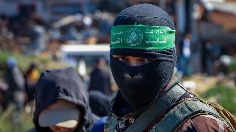 Armed Hamas gunmen again control the streets of Gaza City. Photo by in Gaza City, February 28, 2025. Photo by Khalil Kahlout/Flash90