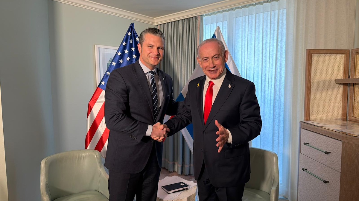 US Secretary of War Pete Hegseth with Prime Minister Benjamin Netanyahu in Washington on December 29, 2025. Photo: Israel Prime Minister's Office
