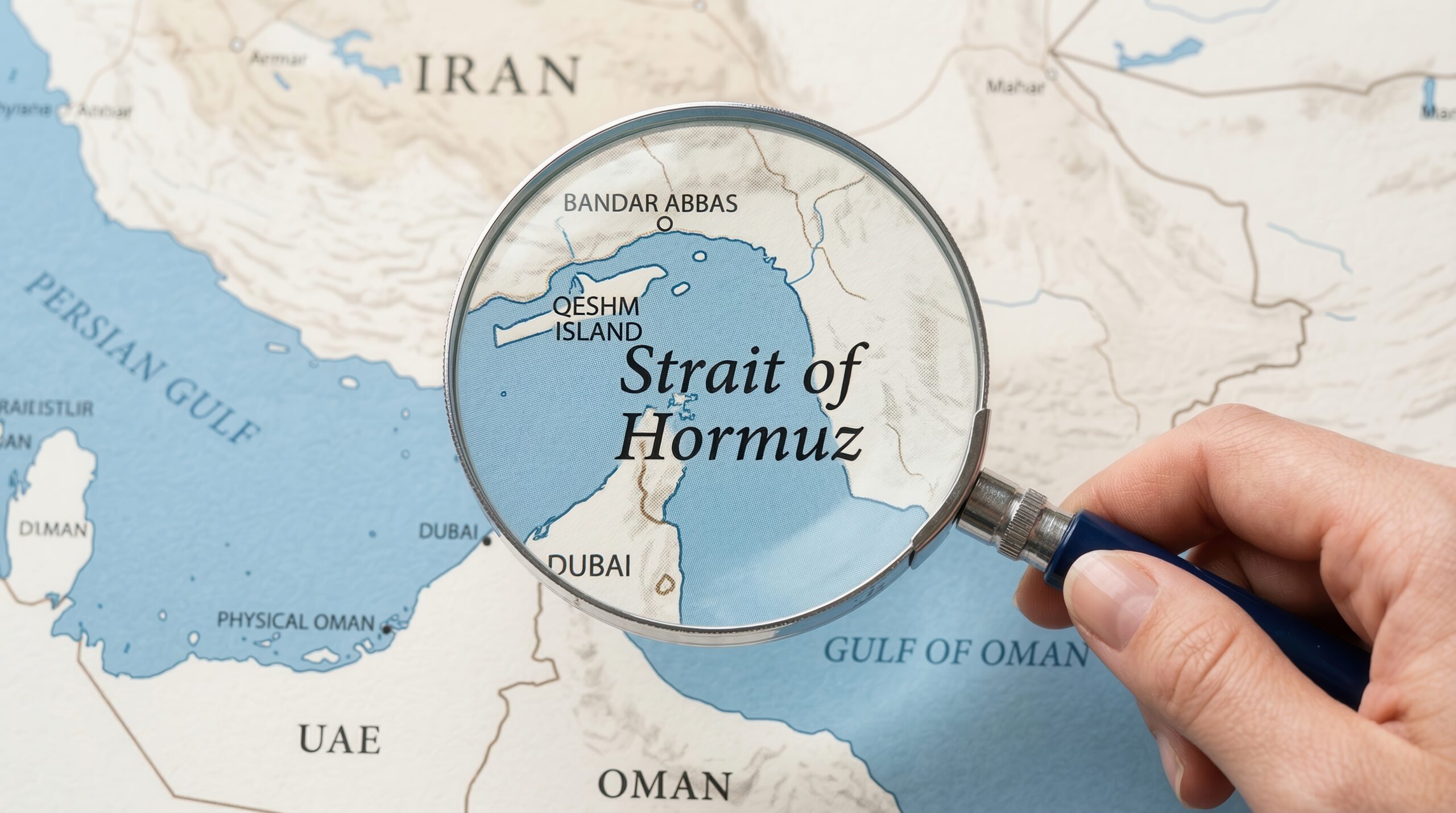 The Strait of Hormuz is one of the most important bottlenecks in global energy trade. Graphic: Adobe Stock.