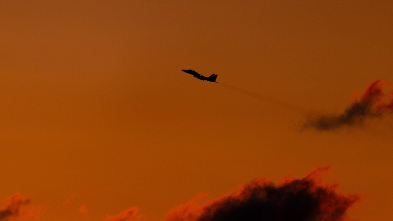 Israeli Air Force planes take off during the joint U.S.-Israeli war against Iran, March 1, 2026. Photo by Nati Shohat/Flash90.