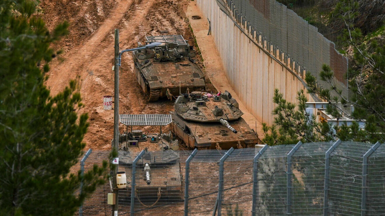 Israeli soldiers are seen along the Israeli border with Lebanon in northern Israel, March 2, 2026. Photo by Ayal Margolin/Flash90.