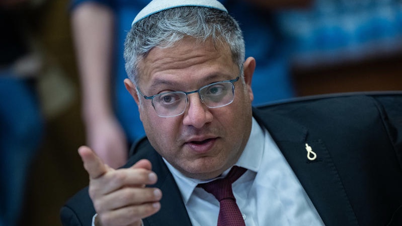 Police Minister Itamar Ben-Gvir has been the driving force behind a bill mandating the death penalty for convicted terrorist murderers. Photo by Yonatan Sindel/Flash90
