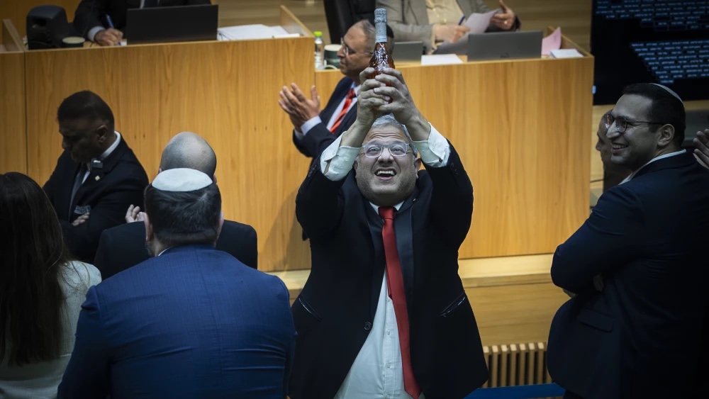 A vote on the death penalty for terrorists who murder Israeli civilians at the auditorium in the Knesset, March 30, 2026. Credit: Oren Ben Hakoon/Flash90.