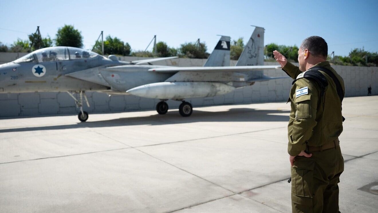 Israel Defense Forces Chief of Staff Lt. Gen. Eyal Zamir at the Israeli Air Forces' Tel Nof Airbase, March 10, 2026. Credit: IDF.