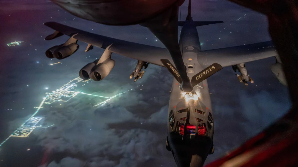 The transfer of remains of six US soldiers killed in an Iranian drone strike in Kuwait to Dover Air Force Base, Del., March 7, 2026. Credit: Daniel Torok/White House.