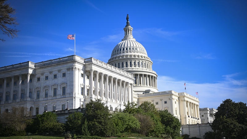 View of the United States Capitol in Washington, DC, April 14, 2026. Photo by Arie Leib Abrams/Flash90