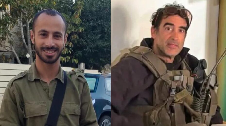 Lidor Porat and Barak Kalfon. Photos: IDF