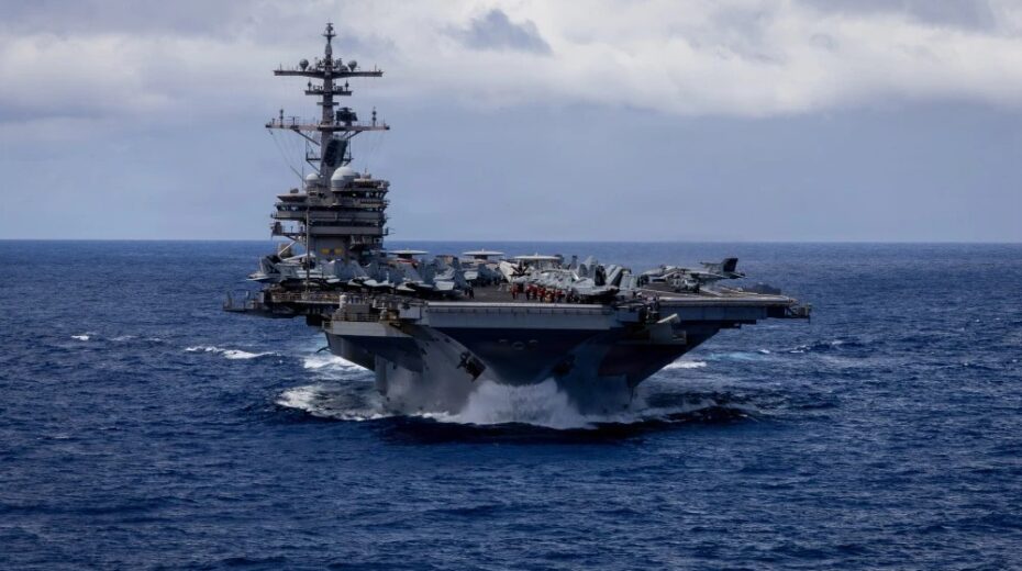 Nimitz-class aircraft carrier USS George H.W. Bush (CVN 77) sails in the Indian Ocean in the U.S. Central Command area of responsibility, April 23, 2026. Credit: U.S. Navy.