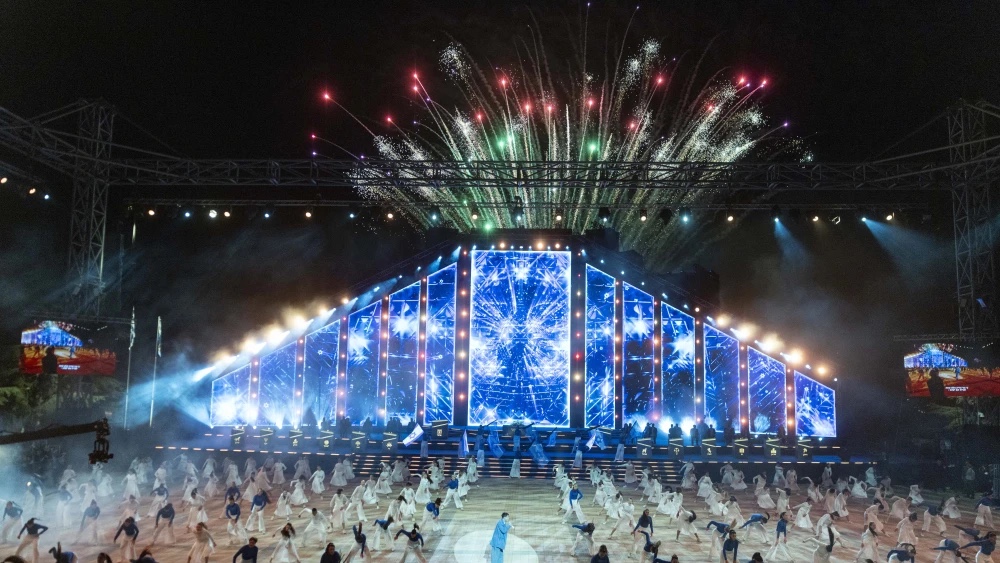 The 78th anniversary Independence Day ceremony held at Mount Herzl, Jerusalem, on April 21, 2026. Photo by Chaim Goldberg/Flash90.