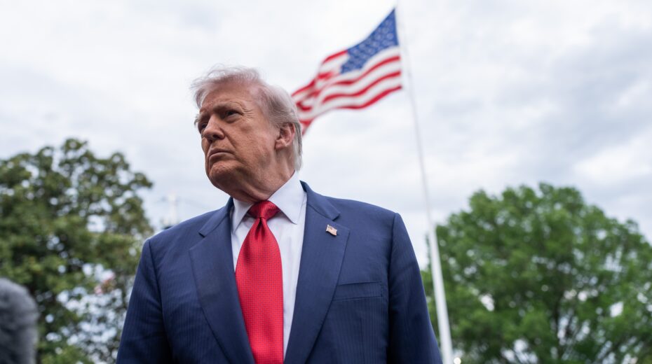 US President Donald Trump in front of the White House in Washington. According to assessments in the Israeli security cabinet, Trump wants to avoid a resumption of fighting with Iran. Photo: EPA/Aaron Schwartz/POOL