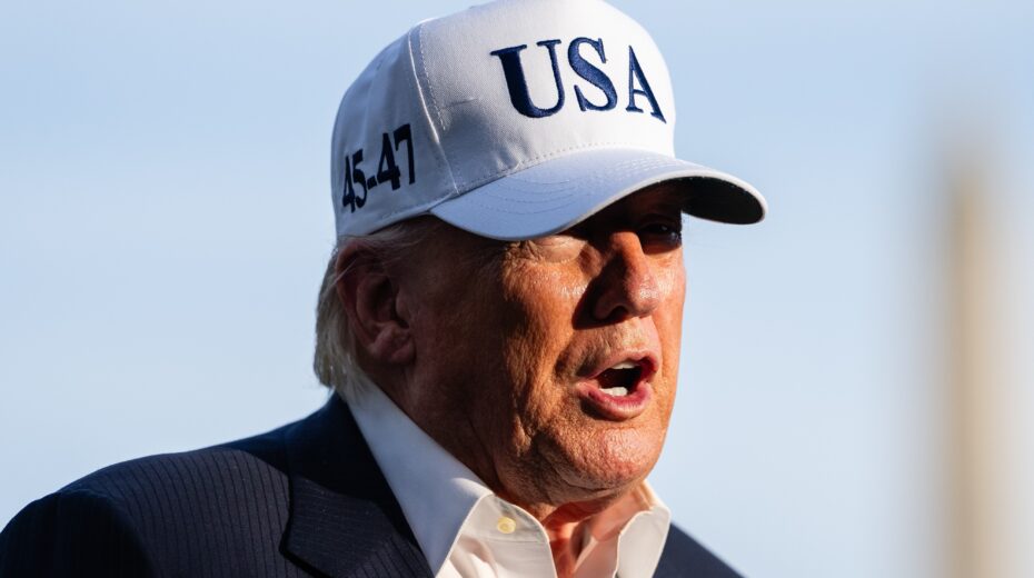 US President Donald Trump on the South Lawn of the White House on May 15, 2026. Photo: Eric Lee/EPA/Pool
