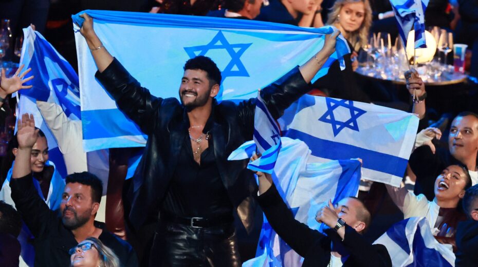 Noam Bettan from Israel reacts in the Green Room to the result of the public vote during the final of the 70th Eurovision Song Contest (ESC) in Vienna, Austria, on May 17, 2026. Photo: EPA/Hannibal Hanschke