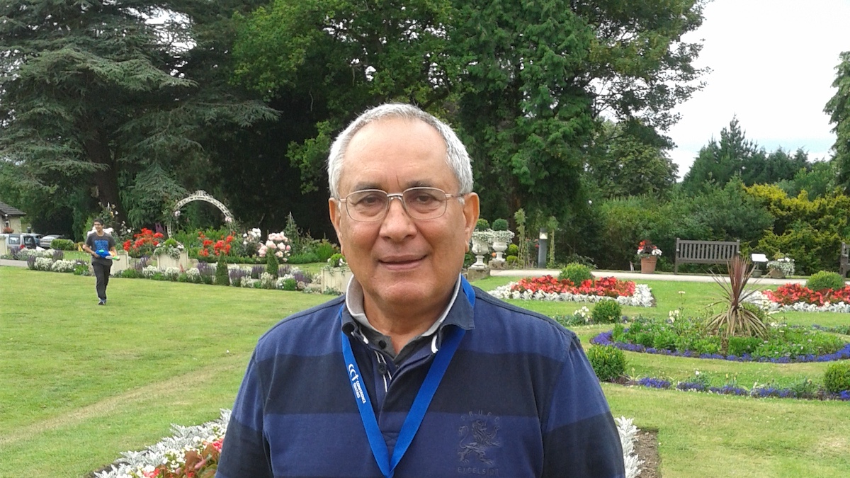 Rev Ralph Goldenberg pictured in 2017 at Swanwick in Derbyshire where he was among the speakers for CMJ’s annual UK conference. Photo: Charles Gardner