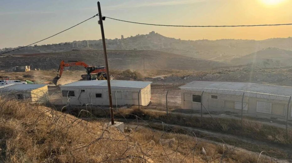The Jewish outpost of Shdema in the Gush Etzion region of Judea, Nov. 19, 2025. Credit: Gush Etzion Regional Council.