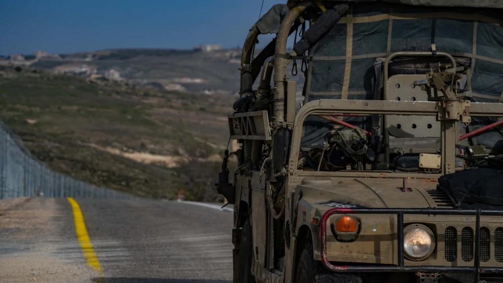 Israel Defense Forces patrol the northern Israeli border with Lebanon, Jan. 8, 2026. Photo by Ayal Margolin/Flash90.