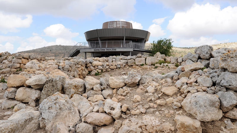 Visitor's Center sitting atop the ruins of the biblical town of Shiloh, ancient Israel's first capital, in what is now known as Samaria. Photo by Mendy Hechtman/FLASH90