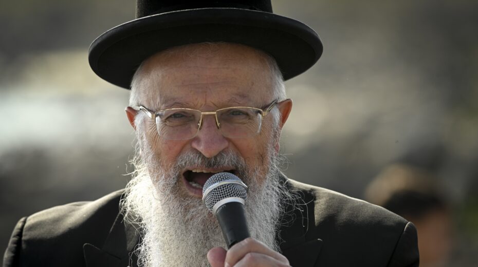 Rabbi Shmuel Eliyahu. Photo: Michael Giladi/Flash90