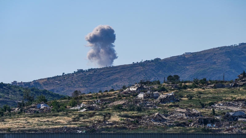 Archive photo. Israeli forces bomb Hezbollah positions in Southern Lebanon. Photo by Ayal Margolin/Flash90
