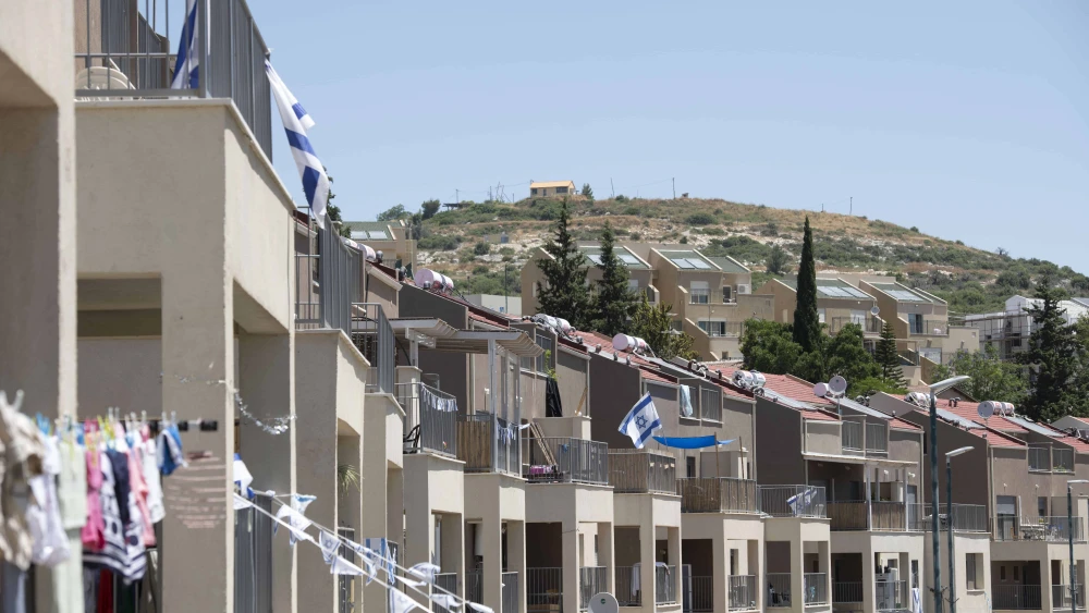 View of the Israeli city of Karnei Shomron in Samaria, on June 10, 2020. Photo by Sraya Diamant/Flash90.