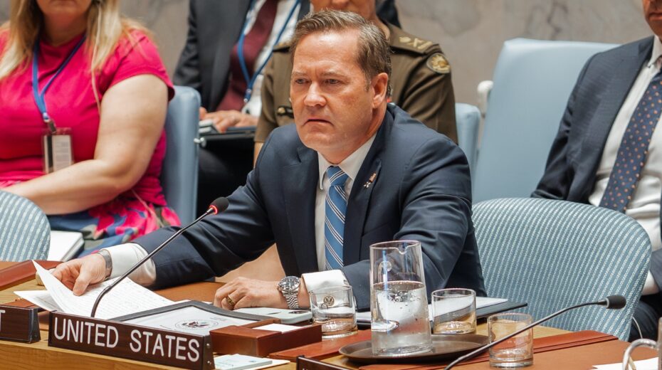 US Ambassador to the United Nations Mike Waltz speaks during a UN Security Council meeting on the situation in the Middle East at UN Headquarters in New York on March 11, 2026. Photo: EPA/OLGA FEDOROVA.