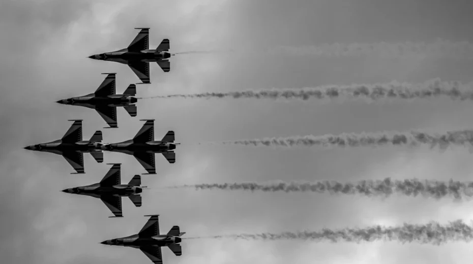 Military flyovers take place over the National Mall in Washington, D.C. during the Salute to America 4th of July celebrations for America’s 250th anniversary, July 4, 2026. Credit: Daniel Torok/White House.