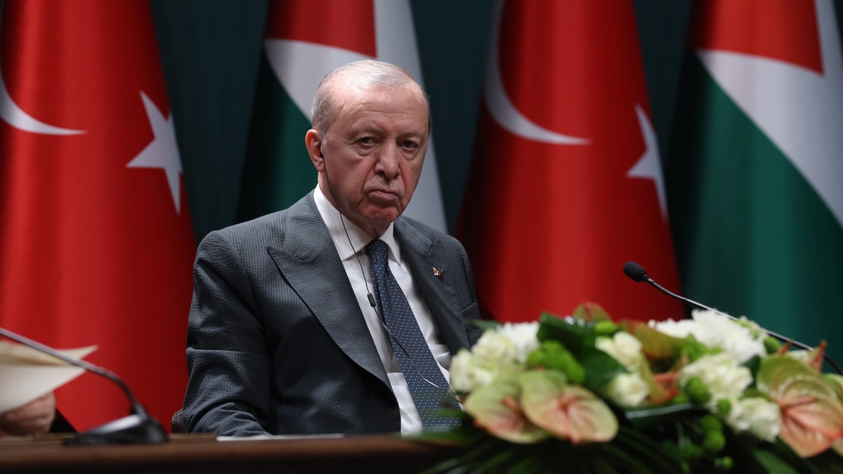 Turkish President Recep Tayyip Erdoğan at a press conference in Ankara, August 12, 2026. Photo: EPA/Necati Savas