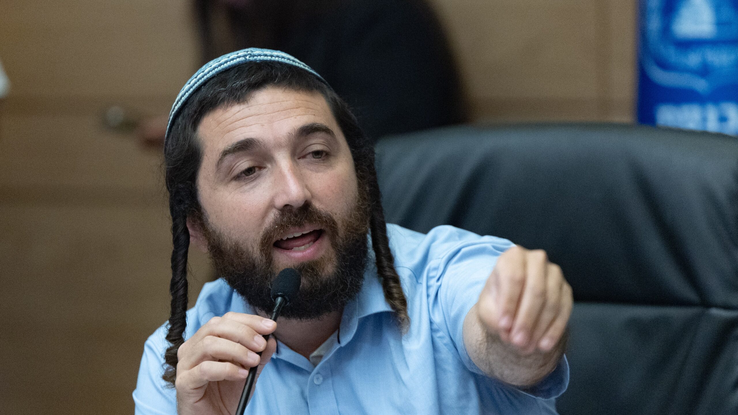 Knesset member Zvi Sukkot during a session in the Israeli parliament in Jerusalem. His unilateral destruction of a Palestinian monument to terrorists has also sparked fierce criticism in Israel. Photo: Yonatan Sindel/Flash90