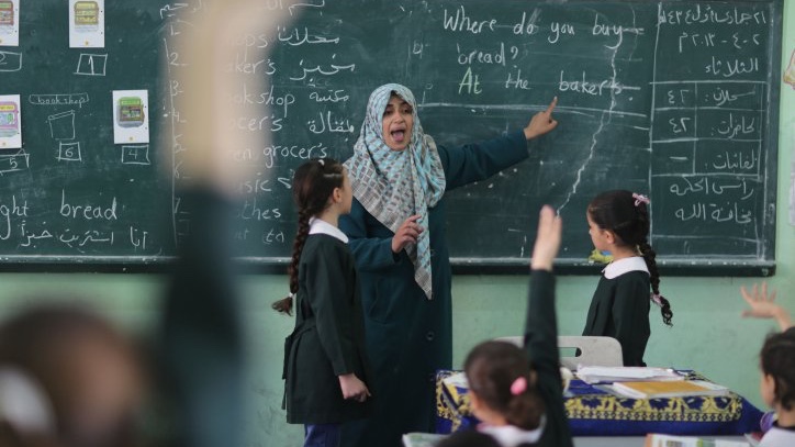 Illustration. Arab schools across the region often teach an antisemitic curriculum. Photo by Wissam Nassar/Flash90