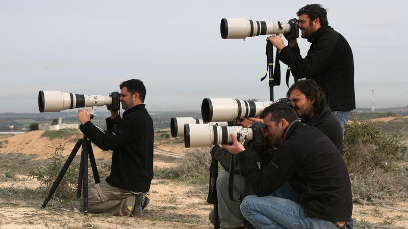 The media is eager to cover Israeli operations in Gaza, while all but ignoring Hamas misdeeds or local criticism of the terror group. Photo by Kobi Gideon/FLASH90