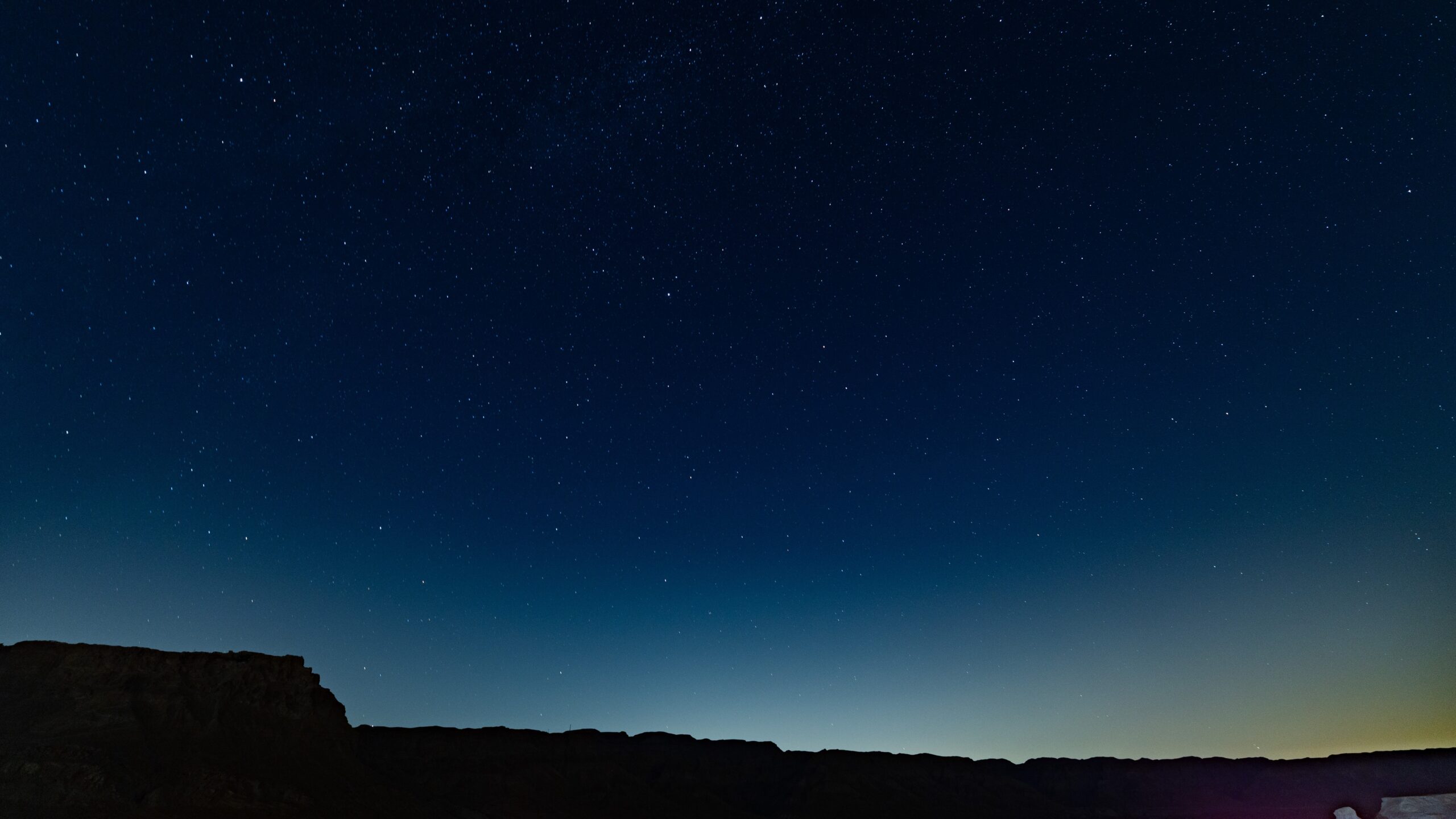 Written in the stars? Starry sky over the Judean Desert during a meteor shower on August 12, 2026. Photo: Chaim Goldberg/Flash90