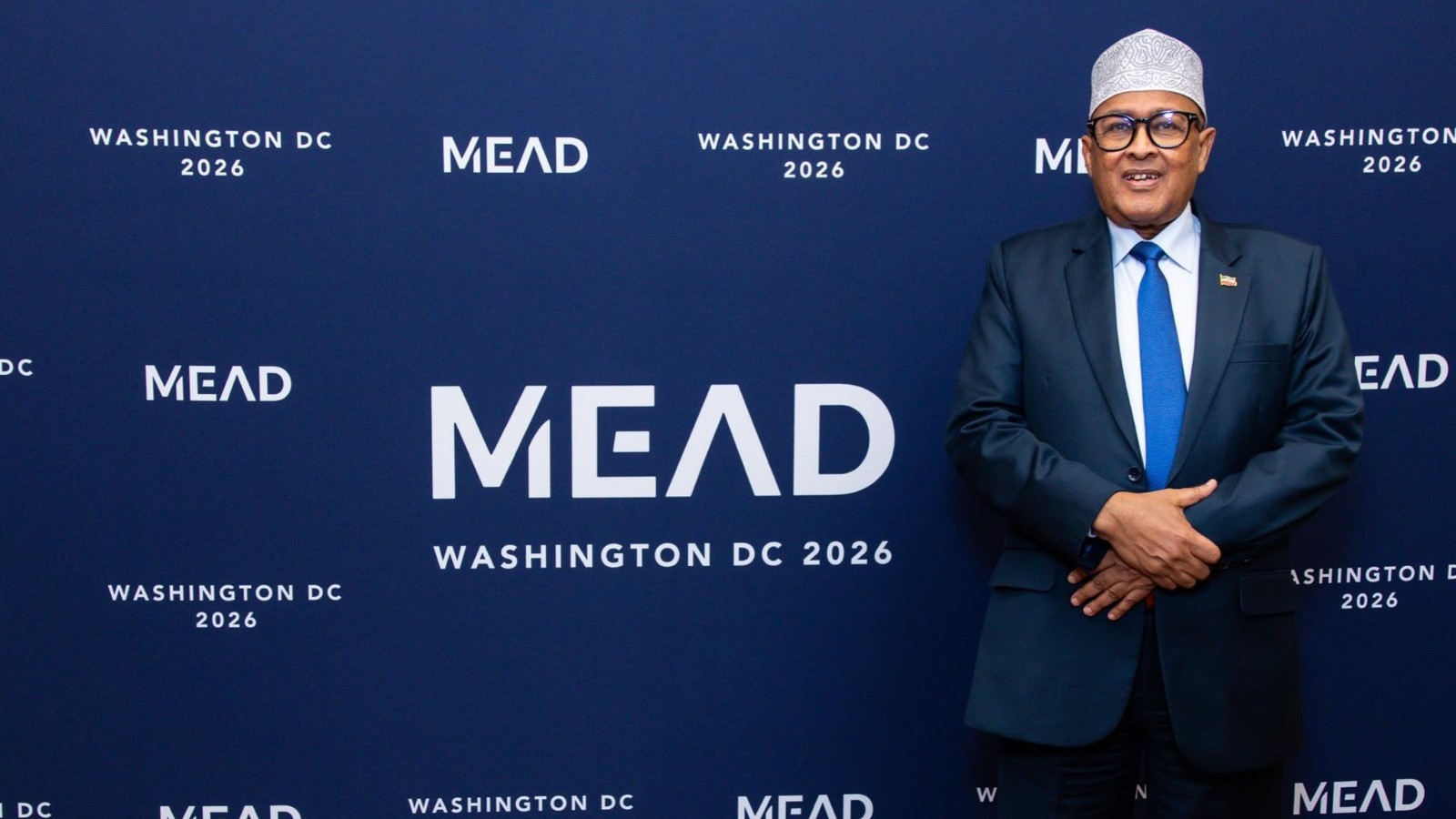 Somaliland's President Abdirahman Mohamed Abdullahi at the MEAD Conference in Washington, September 2026. Photo: Itzik Belnitsky