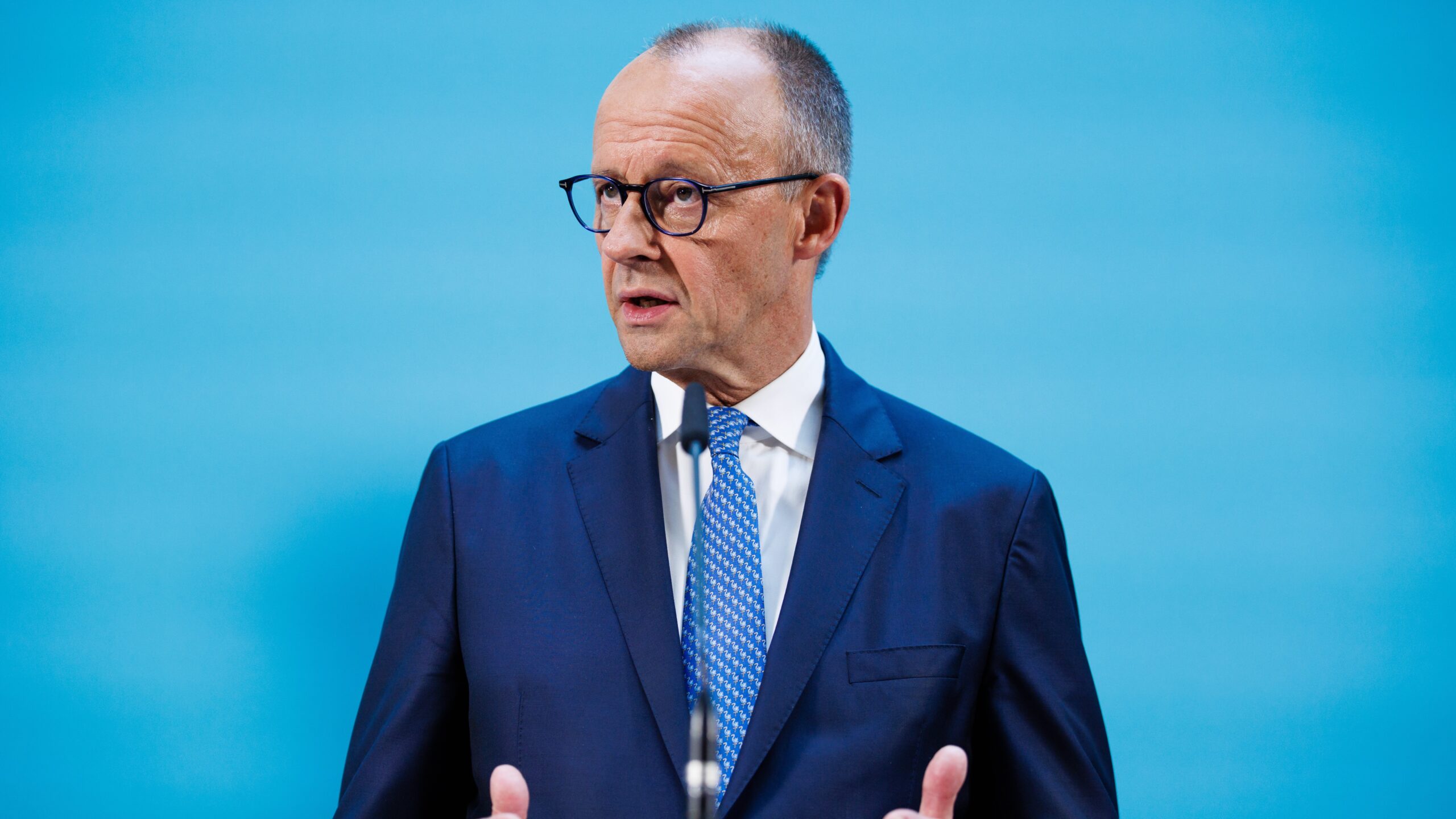 Federal Chancellor Friedrich Merz at a press conference in the Bundestag in Berlin, 29 July 2026. Photo: EPA/Clemens Bilan