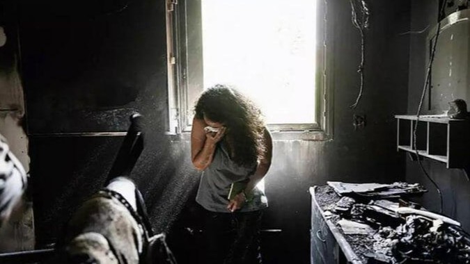 Excerpt from the poster for the 47-minute film "Bearing Witness to the October 7th Massacre" by the IDF Press Unit. The film contains unedited footage of the Hamas-led terrorist attacks in southern Israel on October 7, 2023. Photo: IDF Spokesperson